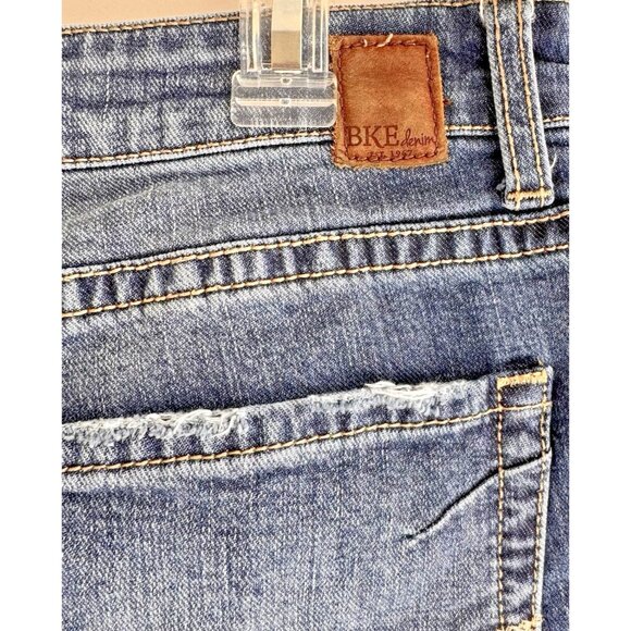 BKE Womens Capri Jeans 31 Gabby Stretch Curvy Fit Cuffable Denim From Buckle - Picture 5 of 7
